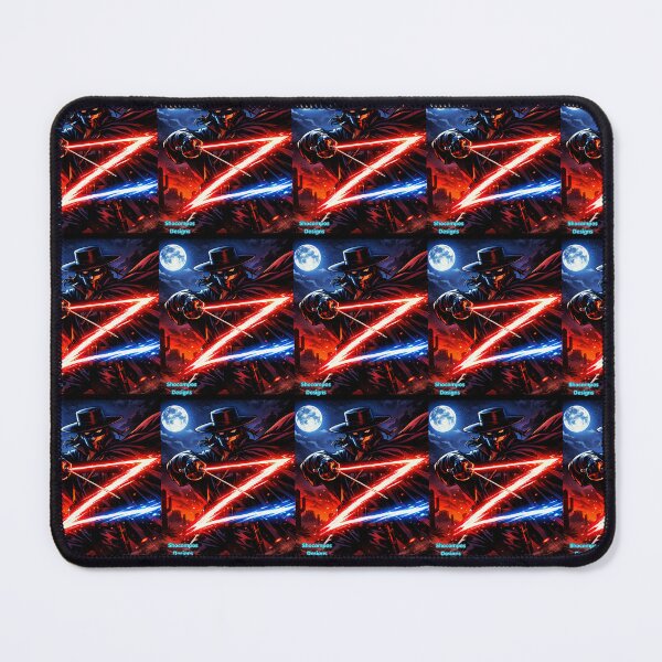 Item preview, Zorro Shadow Legend Neon Comic Vigilante Western Icon Dark Hero Aesthetic Design designed and sold by SHOCAMPOS DESIGNS .