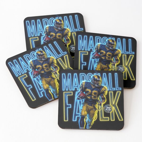 Item preview, Marshall Faulk LA Football Legend - Neon Gridiron Giant - #28 Greatest Show on Turf designed and sold by keythxctrs.