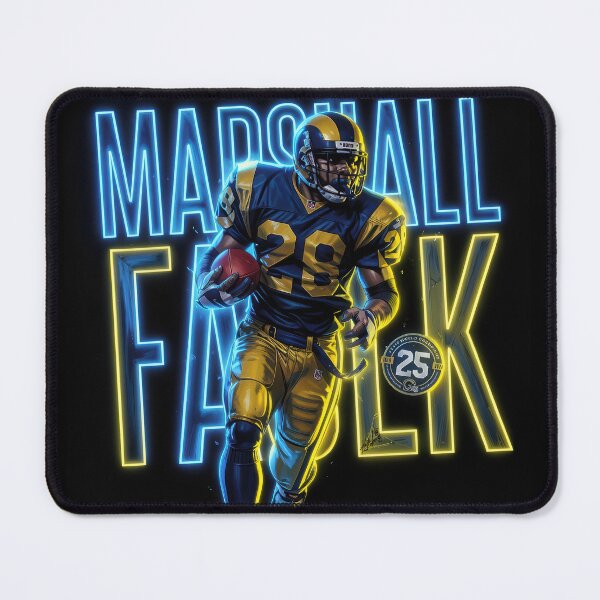 Item preview, Marshall Faulk LA Football Legend - Neon Gridiron Giant - #28 Greatest Show on Turf designed and sold by keythxctrs.