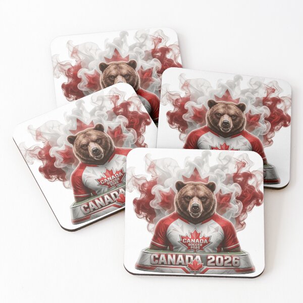 Item preview, Canada Soccer Bear Mascot 2026 - Canadian Football Pride 3D designed and sold by MyStore2025.