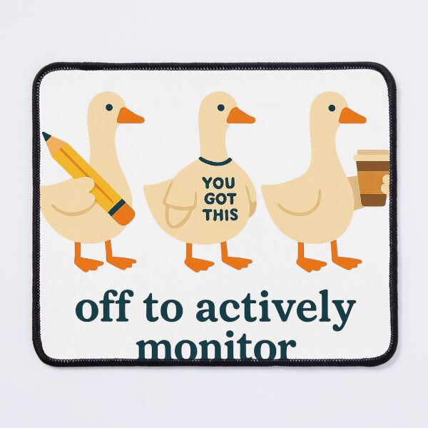 Item preview, Off To Actively Monitor - Funny Tech Support Ducks designed and sold by Oussamaart03.