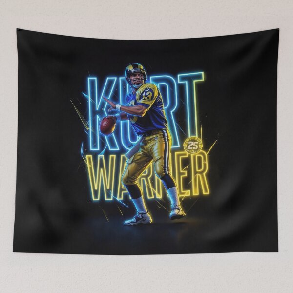 Item preview, Kurt Warner St. Louis Rams Retro Neon Art designed and sold by keythxctrs.