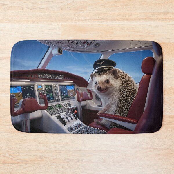 Item preview, Hedgehog Pilot Is Sure to Grease the Landing designed and sold by Tridentulus.