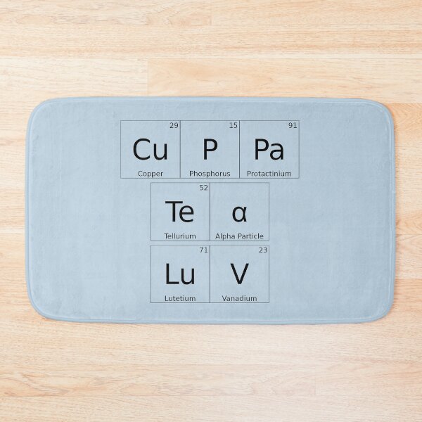 Item preview, CUPPA TEA LUV - Blue Aura / Blue ghost background - hex code: c0d6e4 designed and sold by WheelieGdArt.