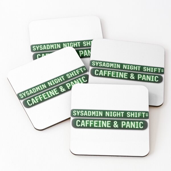 Item preview, Sysadmin Night Shift - Retro Computing Glitch Typography designed and sold by Retro Mood Co.