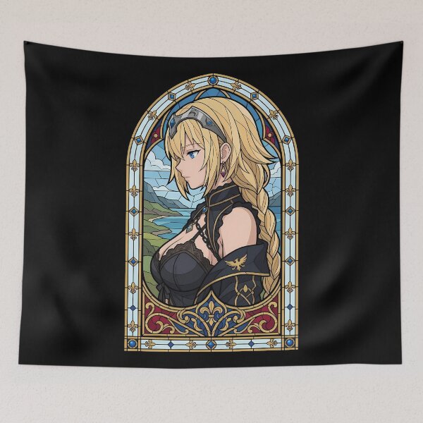 Item preview, Jeanne d Arc Alter Fate Grand Order Dark Stained Glass designed and sold by mildaclairmo.