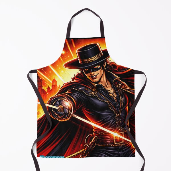 Item preview, Zorro Neon Outlaw Energy Pop Art Héroe del Oeste Diseño Vibrante Estilo Cómic designed and sold by SHOCAMPOS DESIGNS .