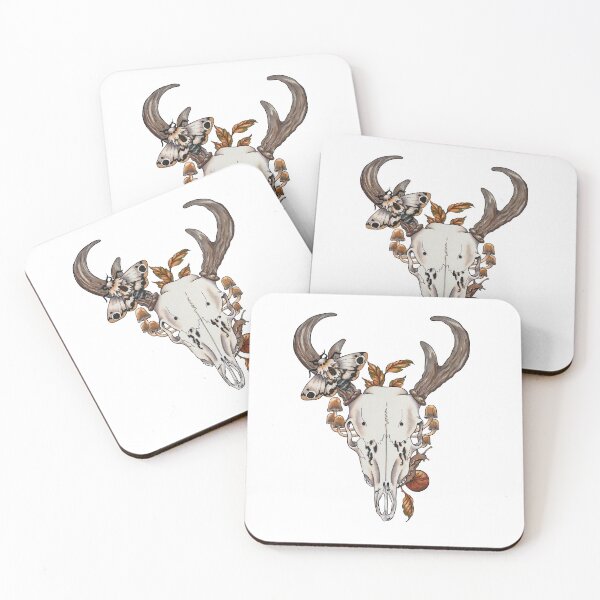 Item preview, Fall Seasoned Deer Skull designed and sold by ColGulArt.