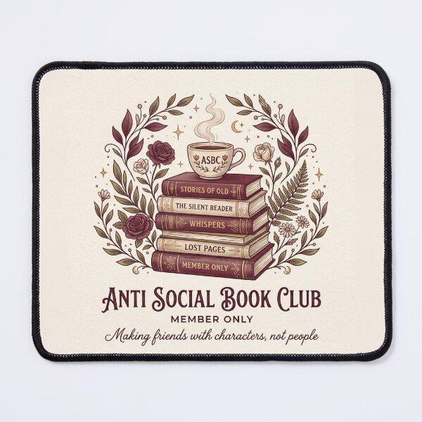 Item preview, Anti Social Book Club!! - Antisocial Book Club - Book Lovers Club - Antisocial Reading Member only designed and sold by SoffyLee586.