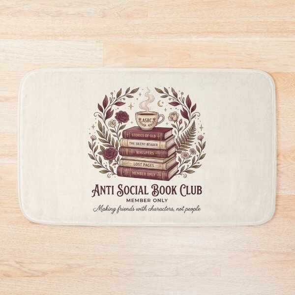 Item preview, Anti Social Book Club!! - Antisocial Book Club - Book Lovers Club - Antisocial Reading Member only designed and sold by SoffyLee586.