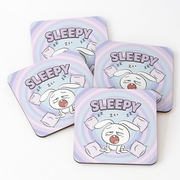Item preview, Sleepy Bunny Cute Tired Rabbit Cartoon designed and sold by Taridesign.