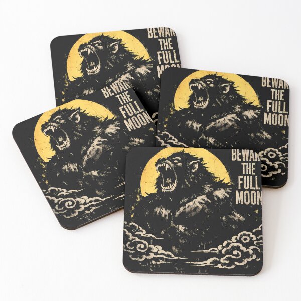 Item preview, Giant Ape and Full Moon Brutalist Ink Art designed and sold by agearb.