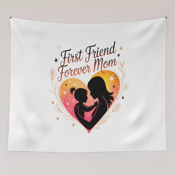 Item preview, First Friend Forever Mom Shirt – Emotional Gift for Mom designed and sold by Ulykit.