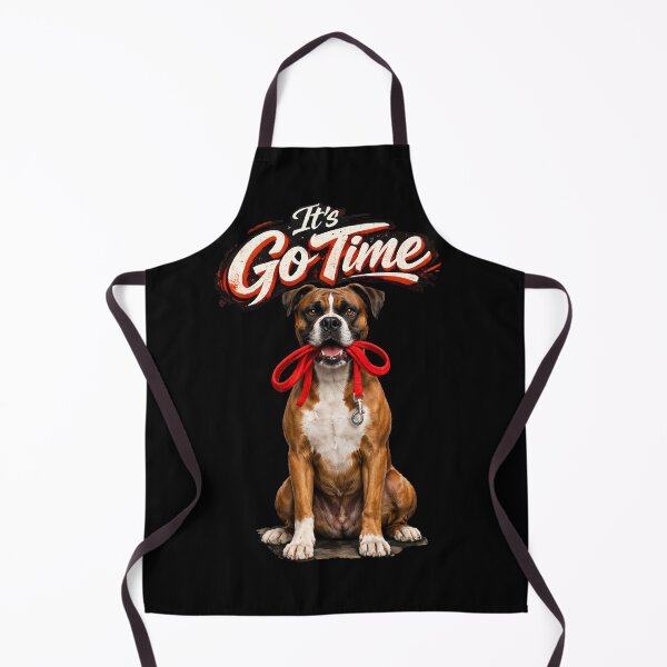 Item preview, Boxer Dog "It’s Go Time" Design – Funny Energetic Boxer Lover Gift, Ready for Walk Graphic designed and sold by 486DesignCo.