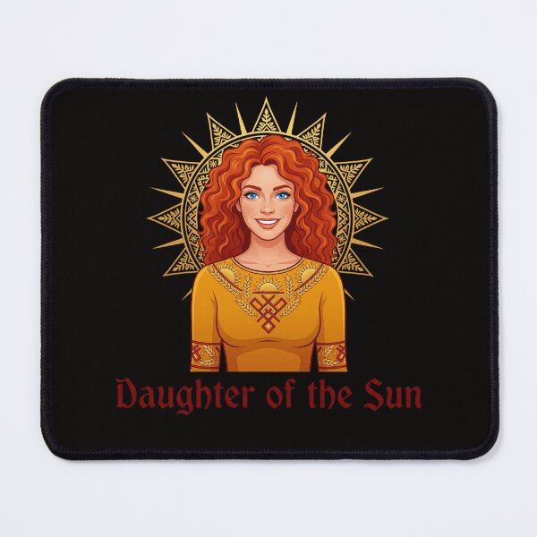 Item preview, Daughter Of The Sun Curly Redhead Goddess designed and sold by SlavicKemp.
