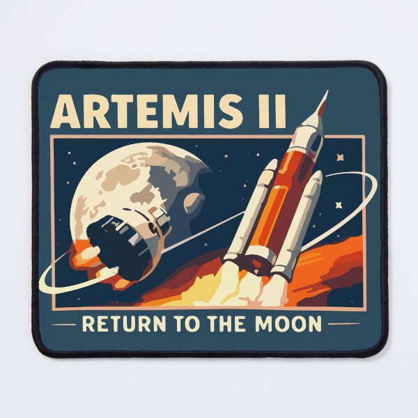 Item preview, St7cker Universe Artemis 2026 Return To The Moon designed and sold by St7ckerUniverse.