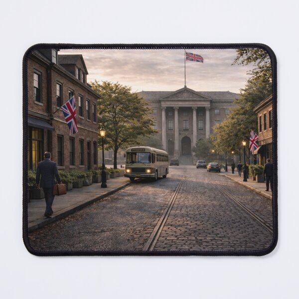 Item preview, Philadelphia Government District Wall Art | Colonial Administrative Street Print | The Measure of Empire designed and sold by Element Horizon Studio.