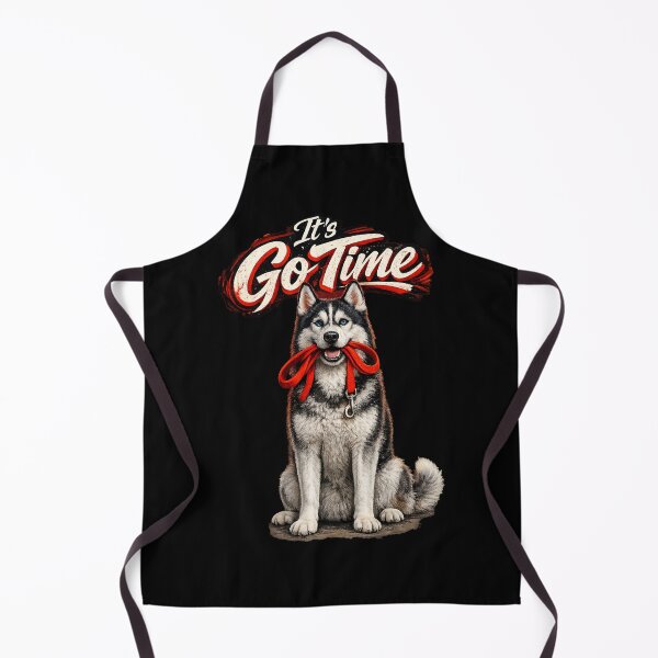 Item preview, Siberian Husky "It’s Go Time" Design – Funny Husky Energy Dog Lover Gift, Ready for Walk Graphic designed and sold by 486DesignCo.