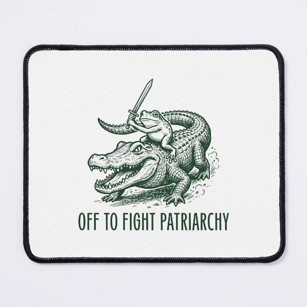 Item preview, Off to Fight Patriarchy designed and sold by gunaone-design.