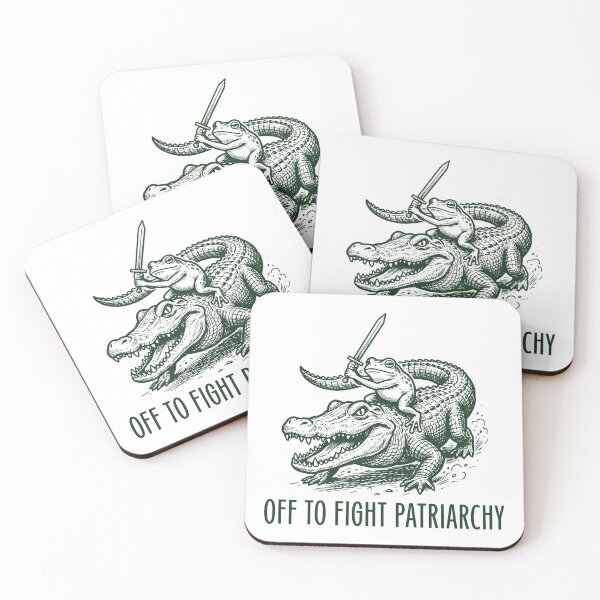 Item preview, Off to Fight Patriarchy designed and sold by gunaone-design.