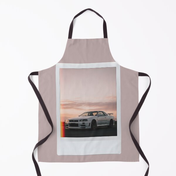 Item preview, Nissan Skyline GT-R R34 JDM Icon Retro Sunset Polaroid designed and sold by Motorline44.