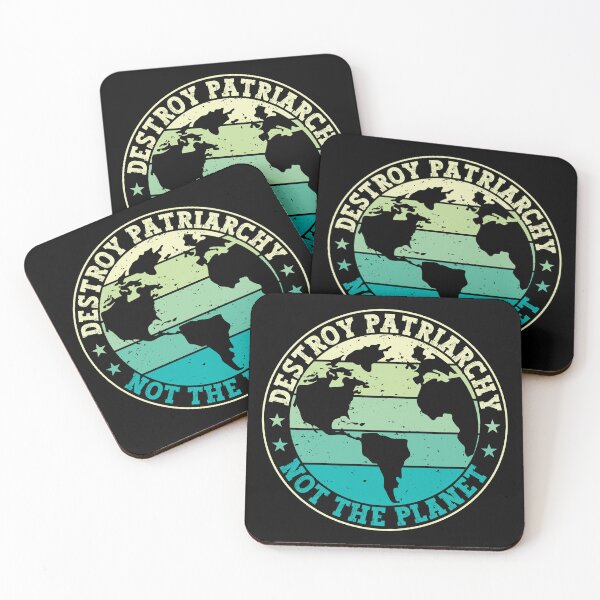Item preview, Destroy the Patriarchy Not the Planet - Funny Women Rights Quote designed and sold by gunaone-design.