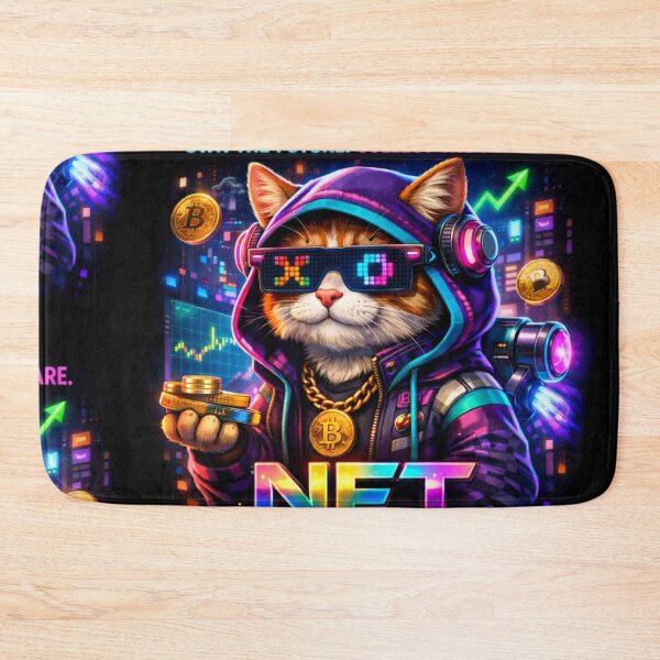 Item preview, ? Crypto Cat NFT Hacker | Cyberpunk HODL Bitcoin Meme Art designed and sold by Israelfjds.