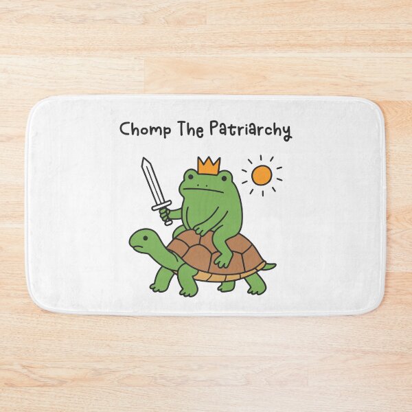 Item preview, Chomp The Patriarchy Funny Frog Feminist Anti-Trump Progressive designed and sold by gunaone-design.
