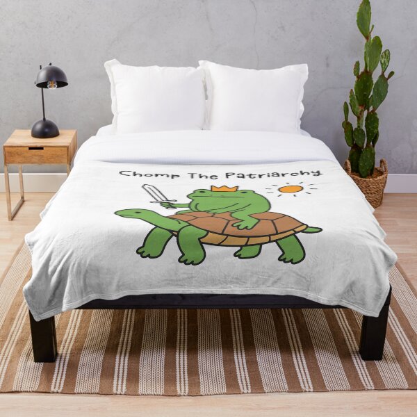 Item preview, Chomp The Patriarchy Funny Frog Feminist Anti-Trump Progressive designed and sold by gunaone-design.