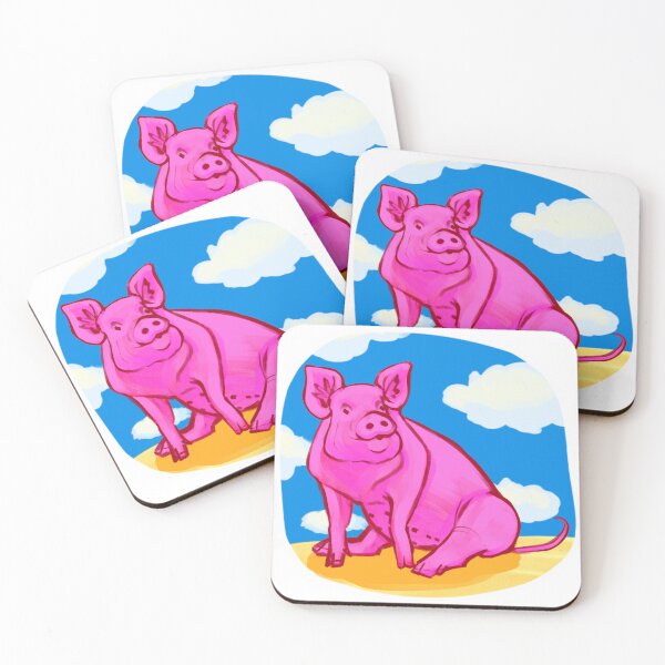 Item preview, Cute Pig on the Farm designed and sold by themoltedmaiden.