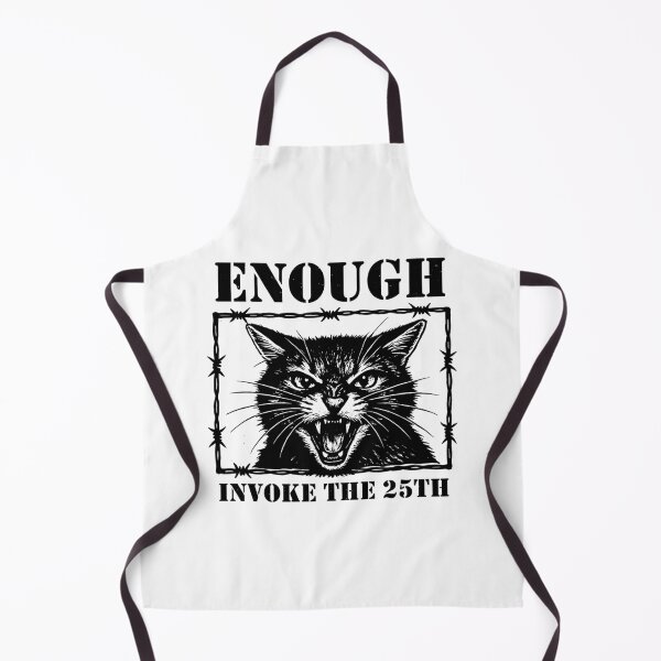 Item preview, Enough invoke 25th amendment Angry Cat Anti-Trump 2547 designed and sold by gunaone-design.
