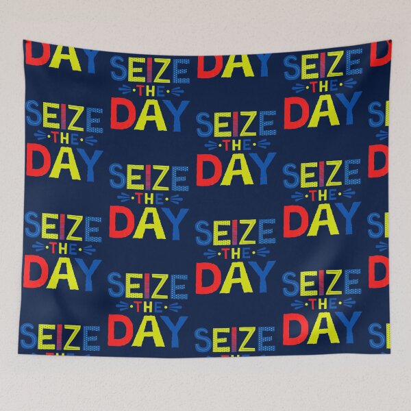 Item preview, Seize The Day Positive Quote designed and sold by Lovemountain.