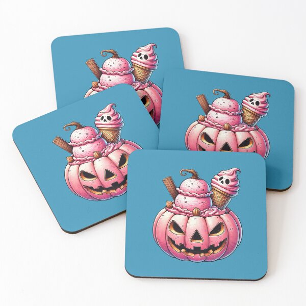 Item preview, Pink Ice Cream Jack O Lantern designed and sold by WigOutlet.