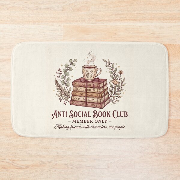 Item preview, Anti Social Book Club!! - Antisocial Book Club - Book Lovers Club - Antisocial Reading Member only designed and sold by SoffyLee586.