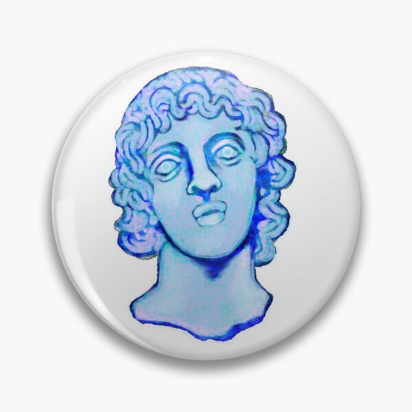 Item preview, Ancient Watercolor Statue Bust designed and sold by themoltedmaiden.