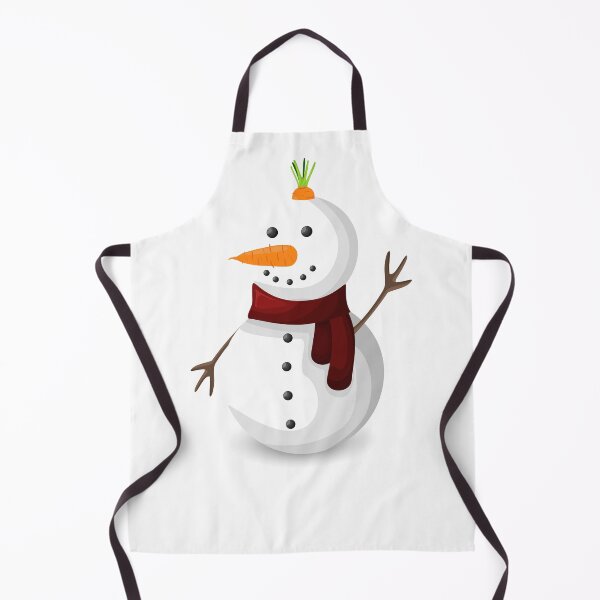 Item preview, Cute Winter Snowman with Red Scarf and Carrot Nose designed and sold by Jam Dream.