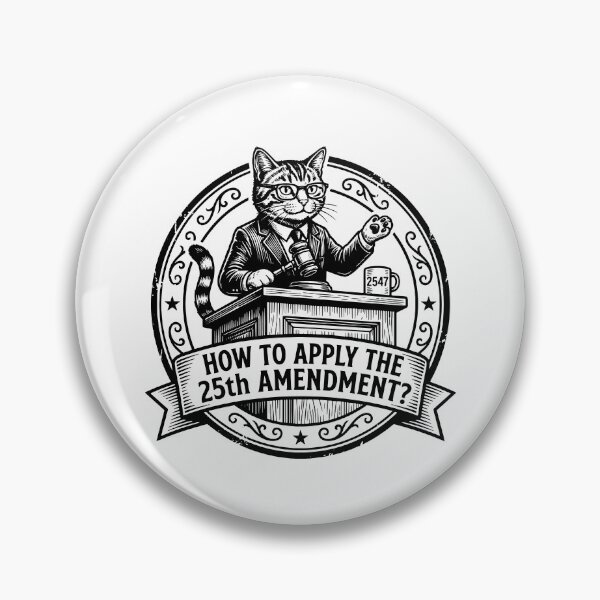 Item preview, 25th Amendment Funny Anti Trump 2547 Cat Judge US Politics designed and sold by gunaone-design.