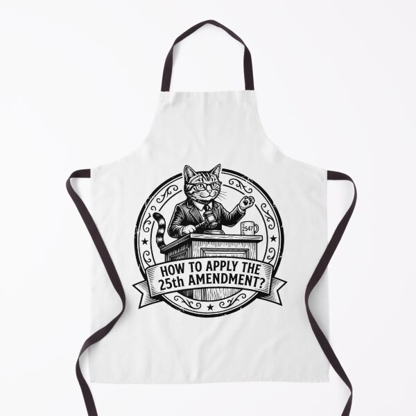 Item preview, 25th Amendment Funny Anti Trump 2547 Cat Judge US Politics designed and sold by gunaone-design.