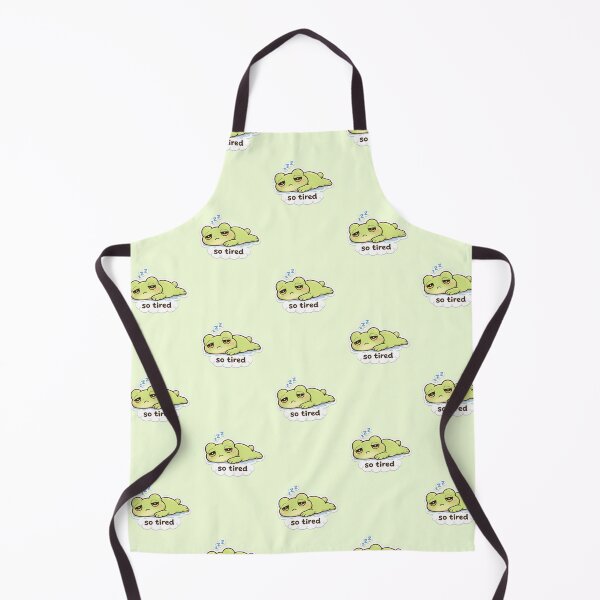 Item preview, So Tired Frog Sticker – Cute Sleepy Frog Relatable Exhausted Mood Meme designed and sold by Qingtian814.