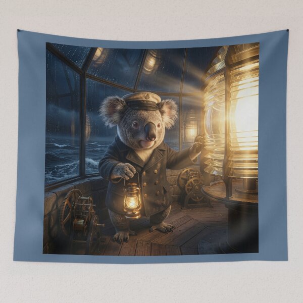 Item preview, Koala Lighthouse Keeper Makes His Rounds  designed and sold by Tridentulus.