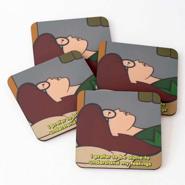 Item preview, "I prefer to be alone to understand my feelings" Daria Quote designed and sold by TheCoolestDesigns Co.