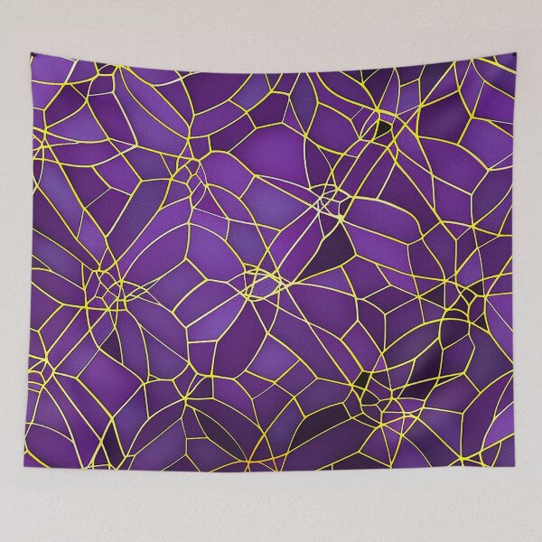 Item preview, Purple And Lavender Abstract Designs With Golden Accents designed and sold by DEC02.