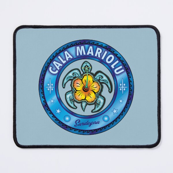 Item preview, Cala Mariolu Sardegna sea turtle hibiscus designed and sold by studioss76.