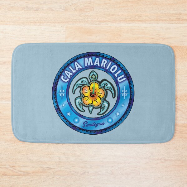 Item preview, Cala Mariolu Sardegna sea turtle hibiscus designed and sold by studioss76.
