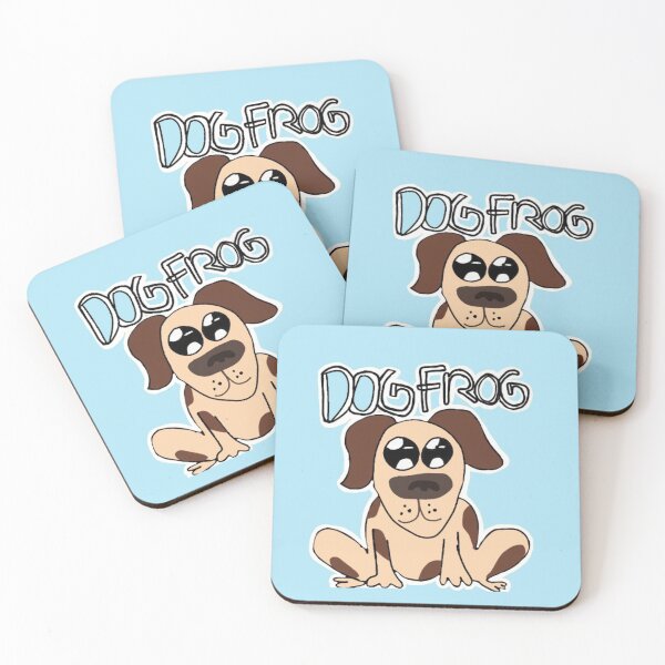 Item preview, Cute Kawaii Dog Frog Cartoon | Funny Animal Mashup Art designed and sold by Cherry Prism Designs.
