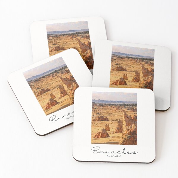 Item preview, Pinnacles Desert Landscape Western Australia - Vintage Souvenir designed and sold by twentytwo ART souvenir designs.