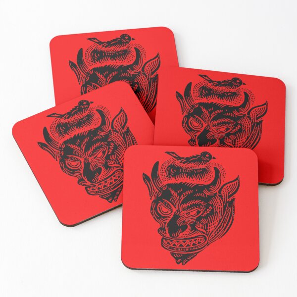 Item preview, Devil's head (black image) designed and sold by Luggnagg.