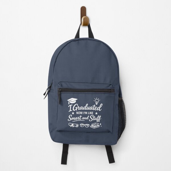 Item preview, Graduated Now I'm Like Smart and Stuff – Funny Minimalist Graduation Design designed and sold by DesignHouse07.