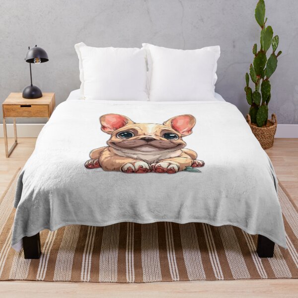 Item preview, Cute French Bulldog Big Ears Kawaii Dog Sticker designed and sold by Dreampalette1.