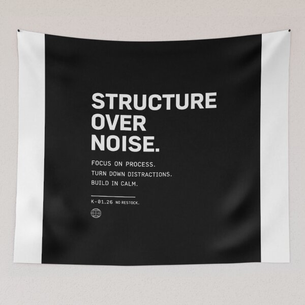 Item preview, Structure Over Noise Streetwear Poster designed and sold by ShenGha-design.